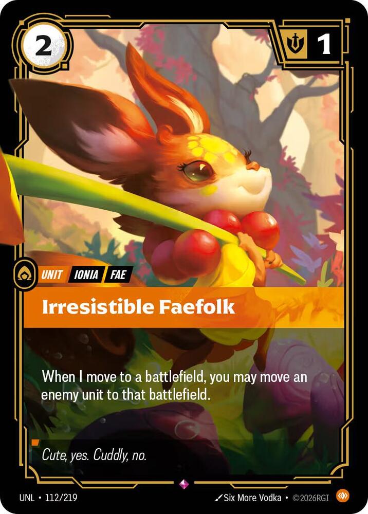 Irresistible Faefolk 112/219 (Unleashed)  - Foil | Good Games North