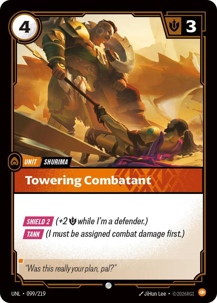 Towering Combatant 099/219 (Unleashed)  | Good Games North