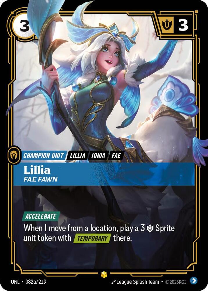 Lillia - Fae Fawn 082a/219 (Unleashed)  - Foil | Good Games North