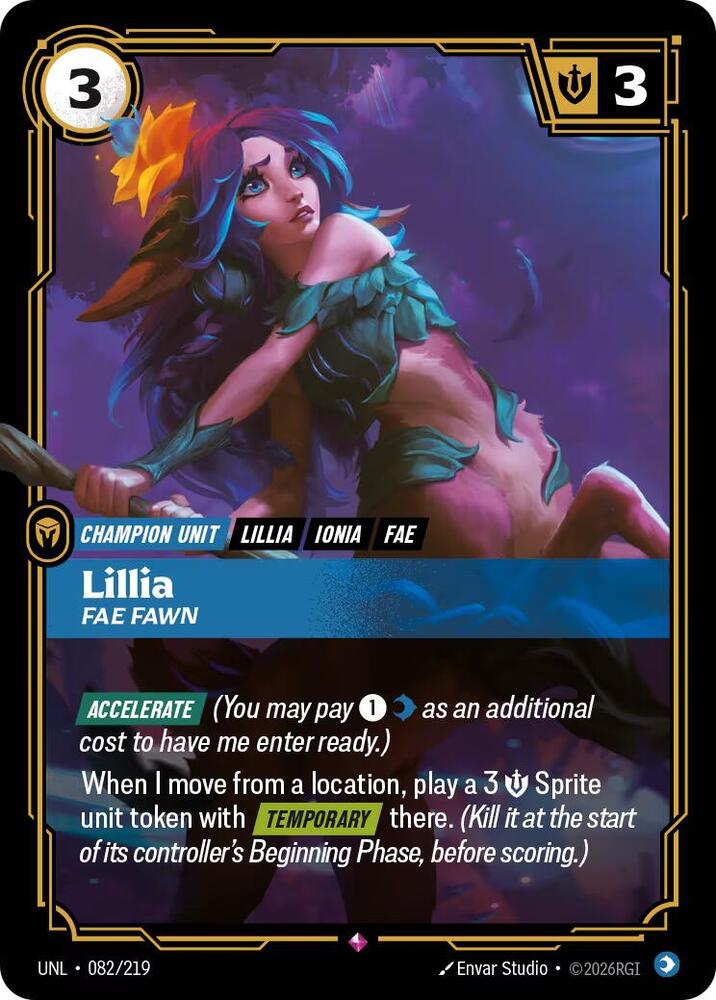 Lillia - Fae Fawn 082/219 (Unleashed)  - Foil | Good Games North