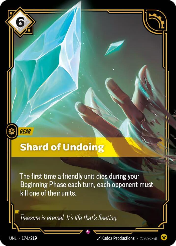 Shard of Undoing 174/219 (Unleashed)  - Foil | Good Games North