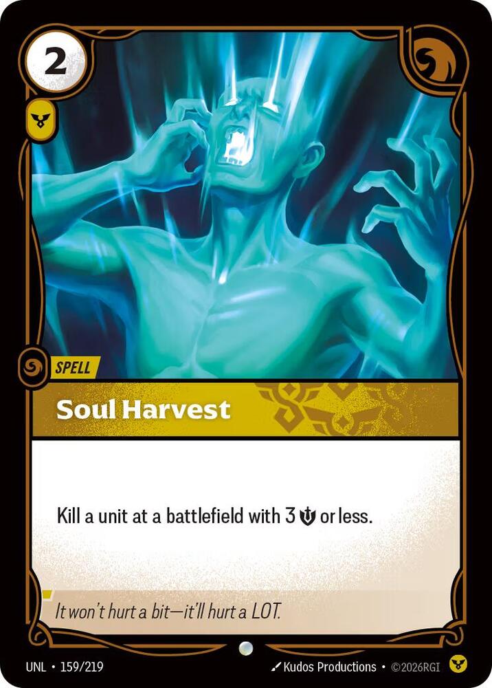 Soul Harvest 159/219 (Unleashed)  - Foil | Good Games North