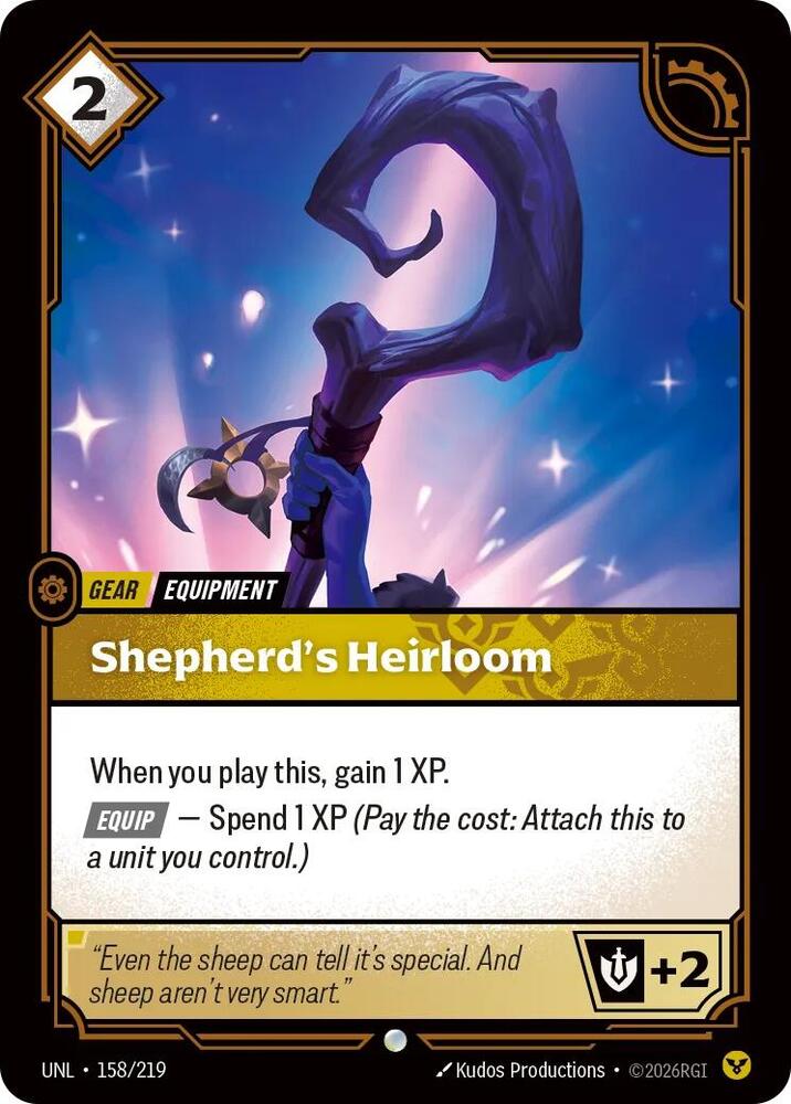 Shepherd's Heirloom 158/219 (Unleashed)  | Good Games North