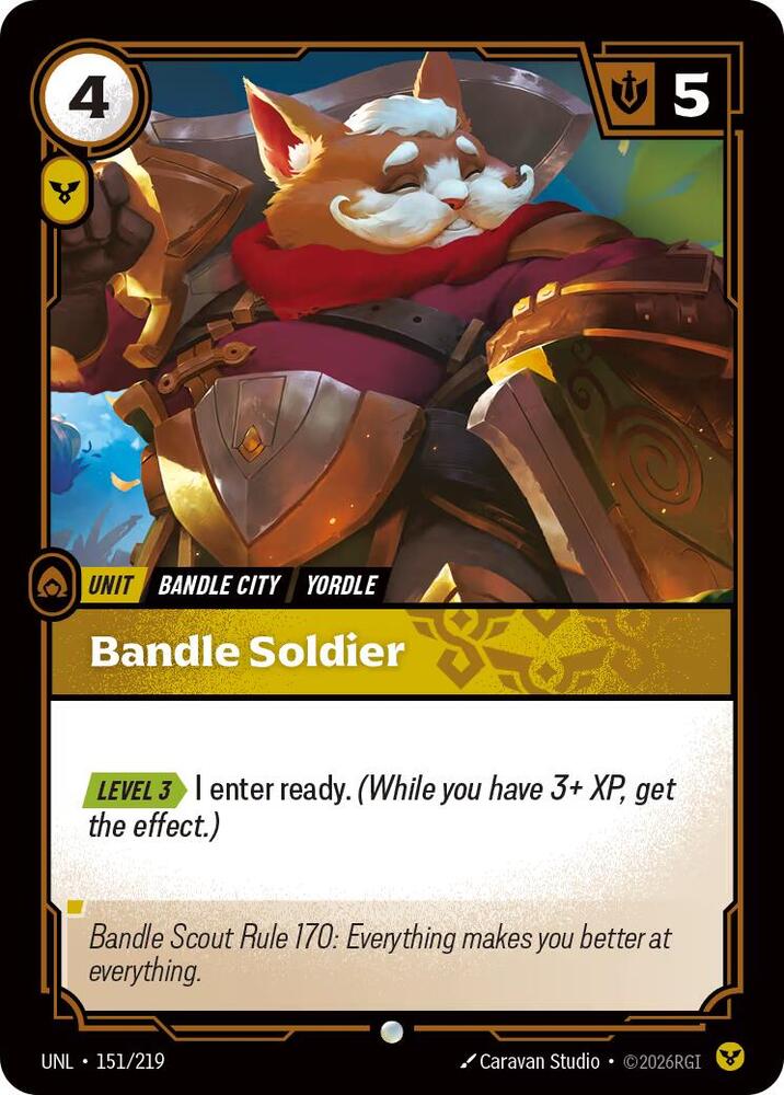 Bandle Soldier 151/219 (Unleashed)  | Good Games North