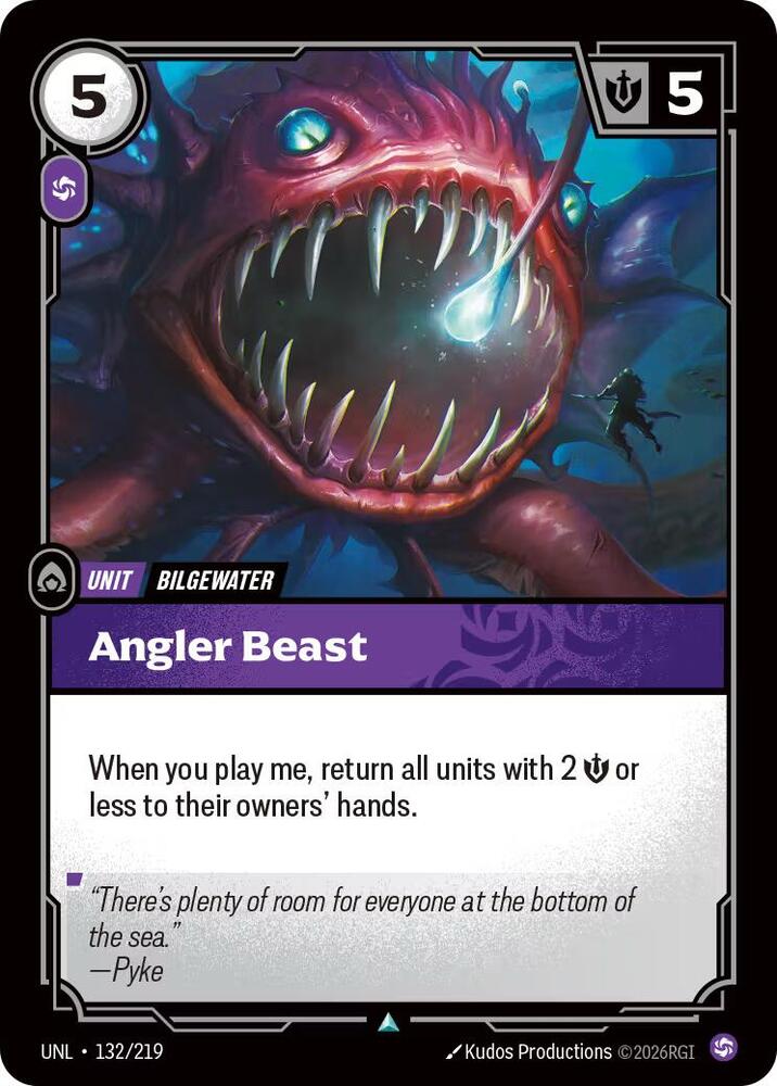 Angler Beast 132/219 (Unleashed)  | Good Games North