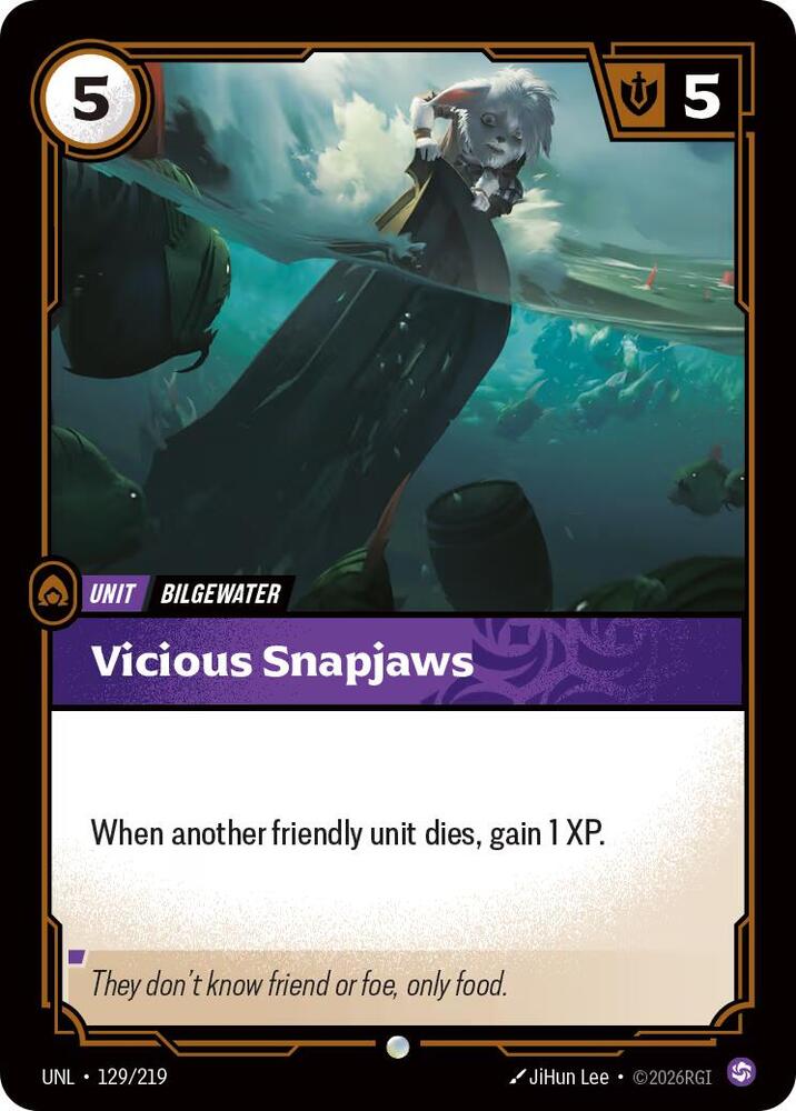 Vicious Snapjaws 129/219 (Unleashed)  | Good Games North