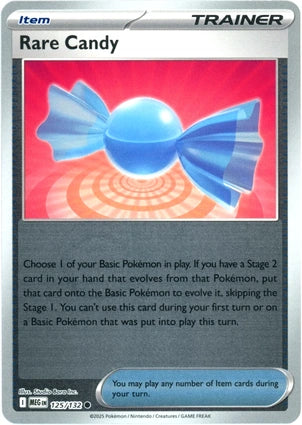 Rare Candy 125/132 (ME01: Mega Evolution)  - Reverse Holofoil | Good Games North