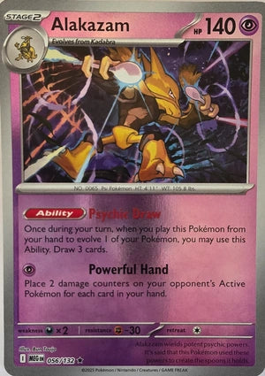 Alakazam 056/132 (ME01: Mega Evolution)  - Reverse Holofoil | Good Games North