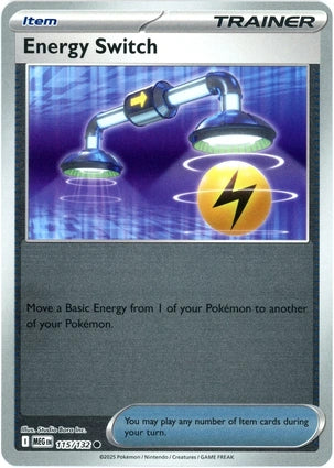 Energy Switch 115/132 (ME01: Mega Evolution)  - Reverse Holofoil | Good Games North
