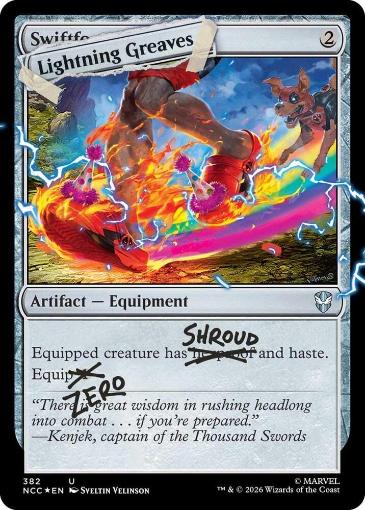 Lightning Greaves 382 (Secret Lair Drop Series)  - Pool Party Foil | Good Games North