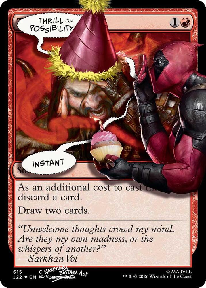 Thrill of Possibility 615 (Secret Lair Drop Series)  - Pool Party Foil | Good Games North