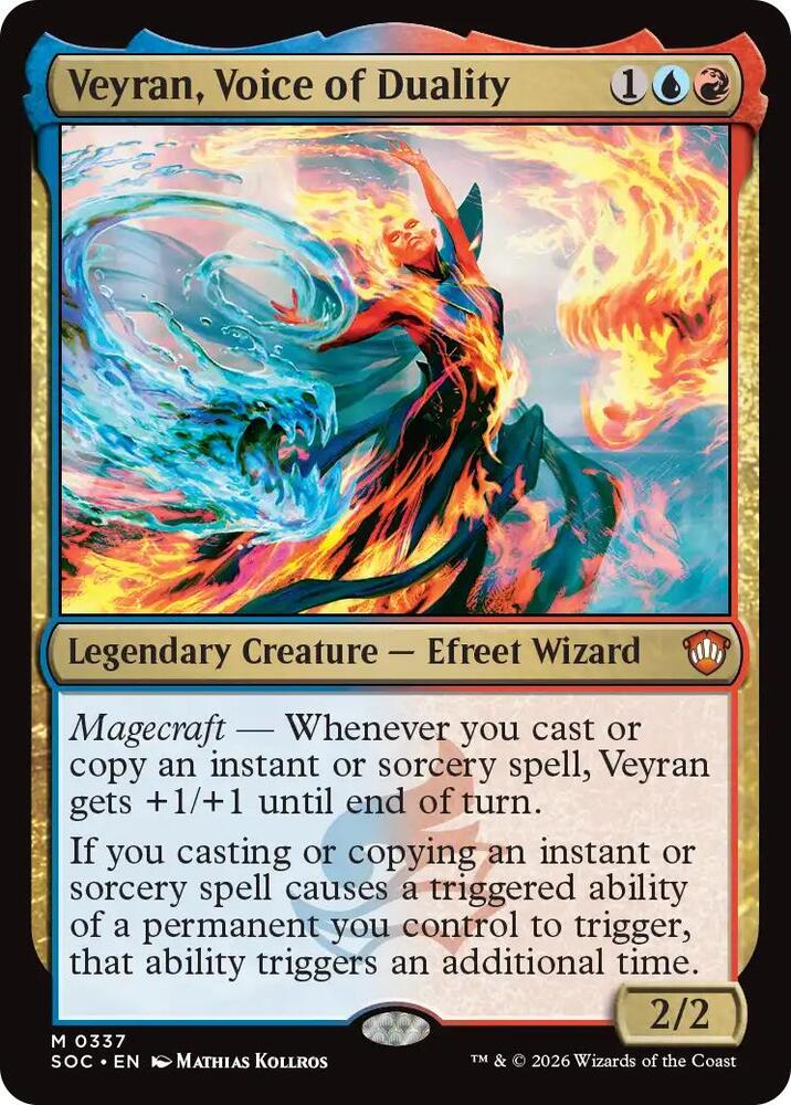 Veyran, Voice of Duality 337 (Commander: Secrets of Strixhaven)  | Good Games North