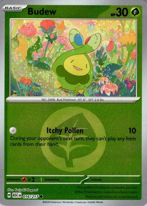 Budew 016/217 (ME: Ascended Heroes)  - Energy Holofoil | Good Games North