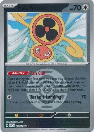 Fan Rotom 171/217 (ME: Ascended Heroes)  - Dusk Ball Holofoil | Good Games North
