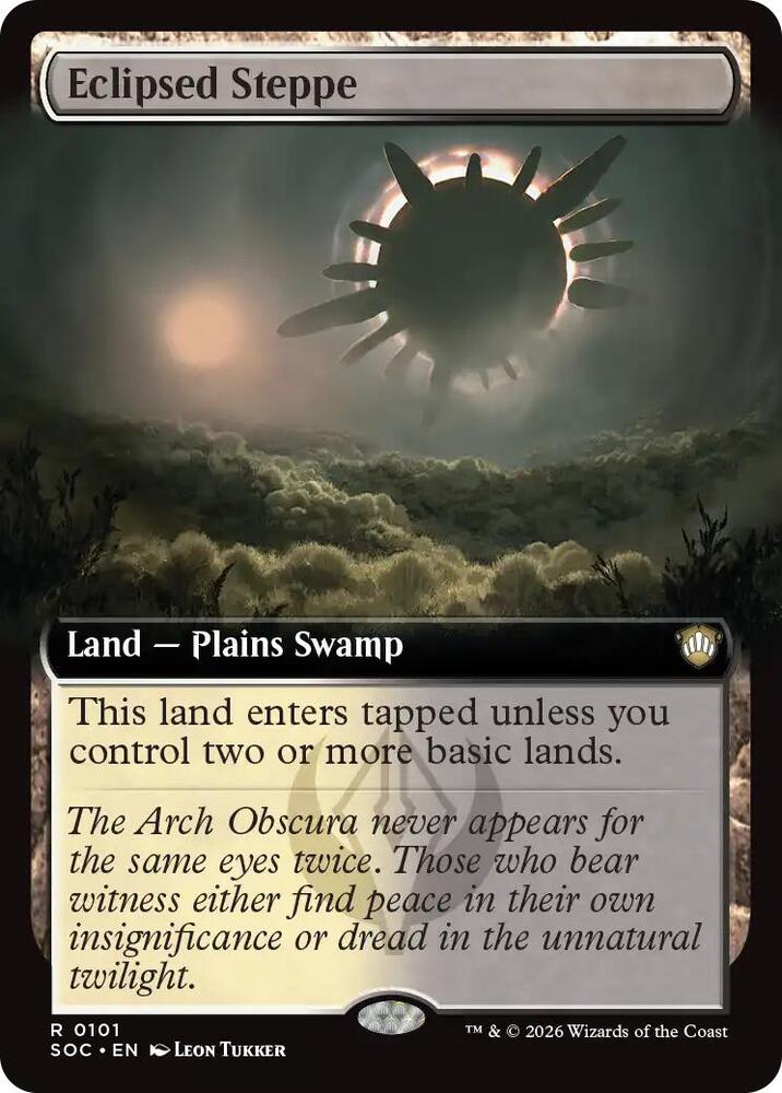 Eclipsed Steppe 101 (Commander: Secrets of Strixhaven)  - Extended Art | Good Games North