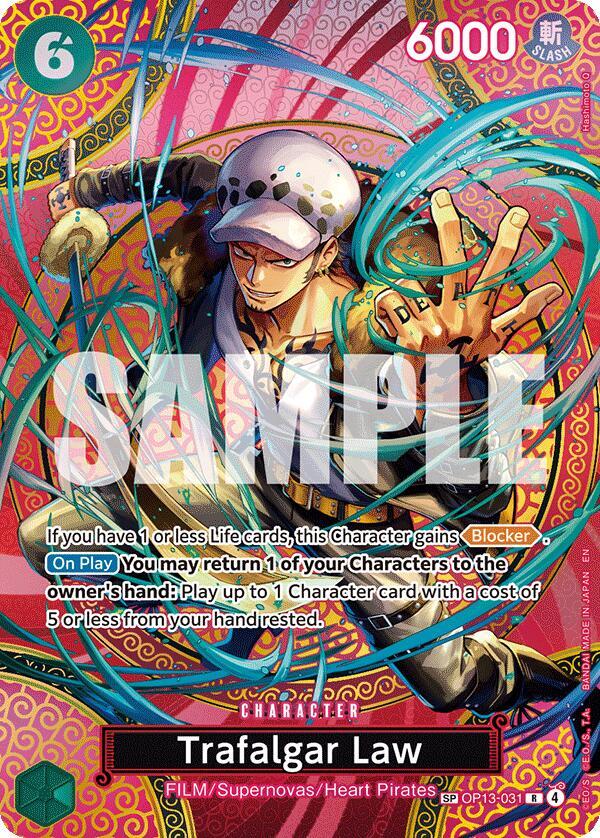 Trafalgar Law OP13-031 (Adventure on Kami's Island)  - Special Foil | Good Games North