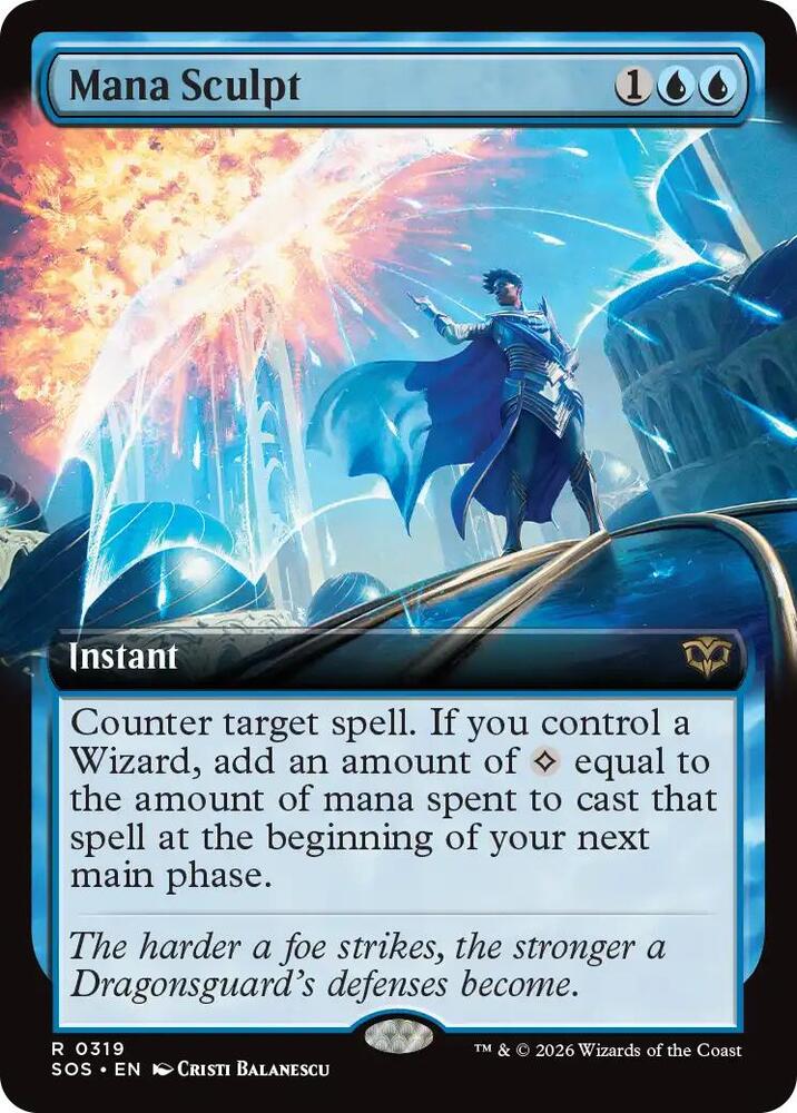 Mana Sculpt 319 (Secrets of Strixhaven)  - Extended Art Foil | Good Games North