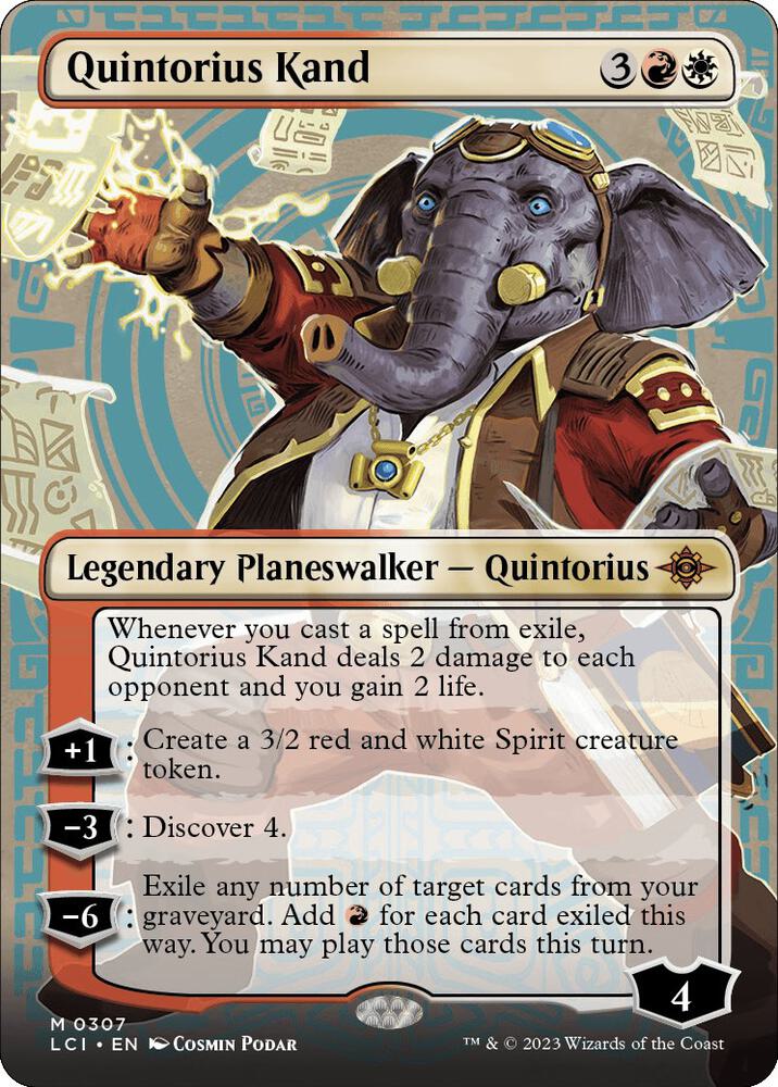 Quintorius Kand 307 (The Lost Caverns of Ixalan)  - Borderless | Good Games North