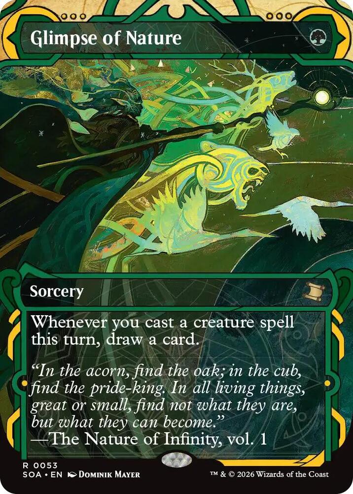 Glimpse of Nature 53 (Secrets of Strixhaven: Mystical Archive)  - Foil | Good Games North