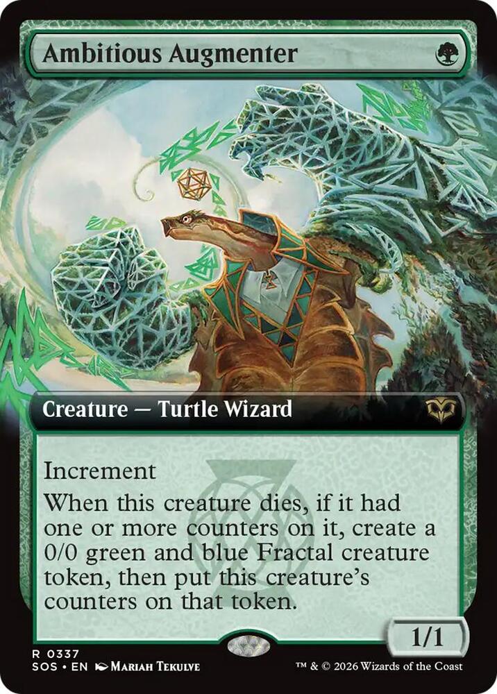 Ambitious Augmenter 337 (Secrets of Strixhaven)  - Extended Art Foil | Good Games North