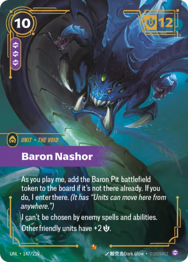 Baron Nashor 147/219 (Unleashed)  - Foil | Good Games North