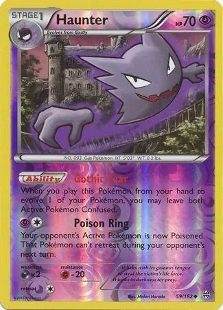 Haunter 59/162 (XY - BREAKthrough)  - Reverse Holofoil | Good Games North
