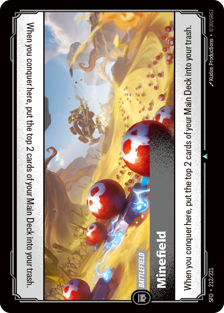 Minefield 212/221 (Spiritforged)  - Foil | Good Games North