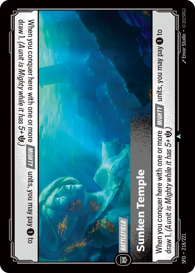 Sunken Temple 218/221 (Spiritforged)  - Foil | Good Games North