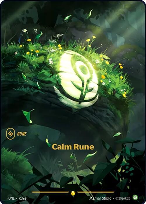 Calm Rune R02a (Unleashed)  - Foil | Good Games North