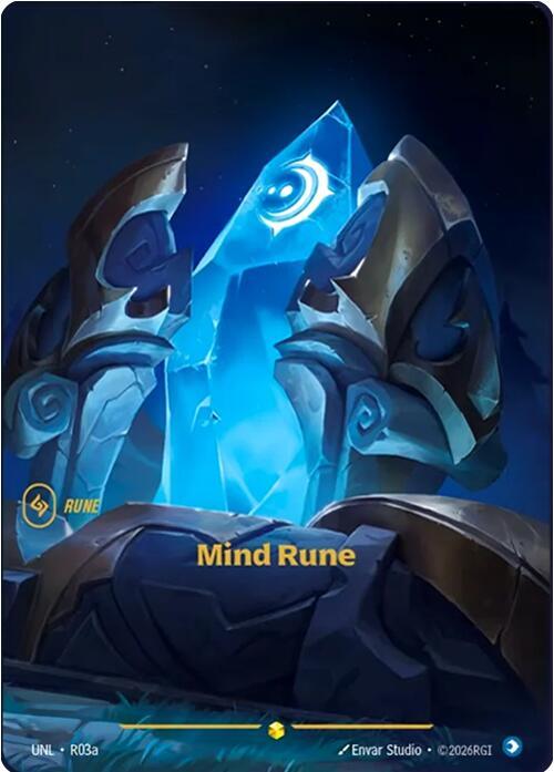 Mind Rune R03a (Unleashed)  - Foil | Good Games North