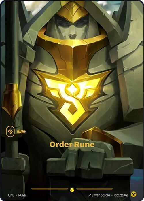 Order Rune R06a (Unleashed)  - Foil | Good Games North
