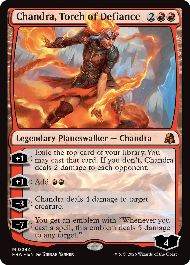 Chandra, Torch of Defiance 244 (Reality Fracture)  | Good Games North