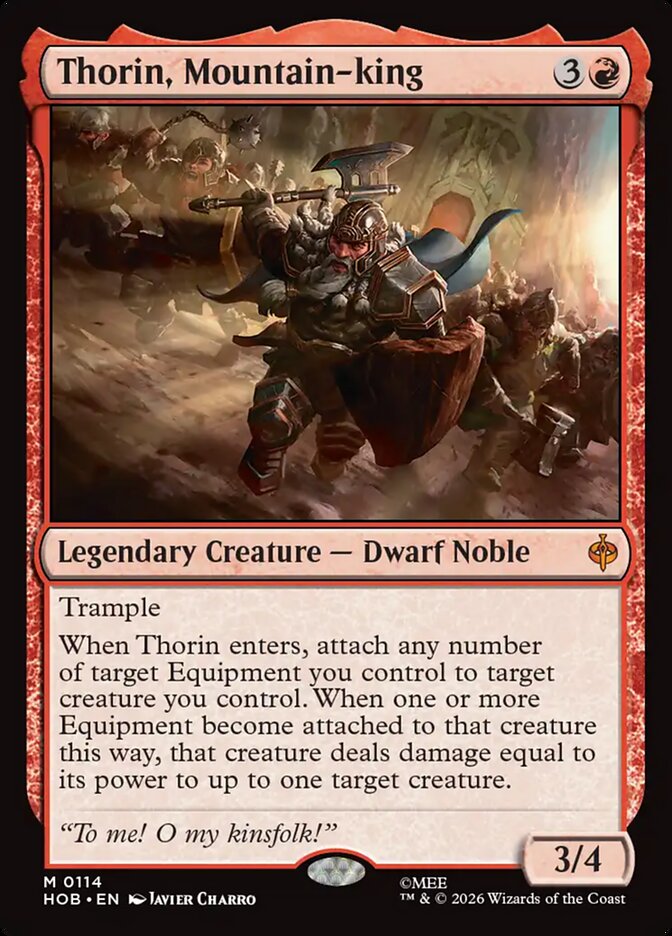 Thorin, Mountain-king 114 (The Hobbit)  - Foil | Good Games North