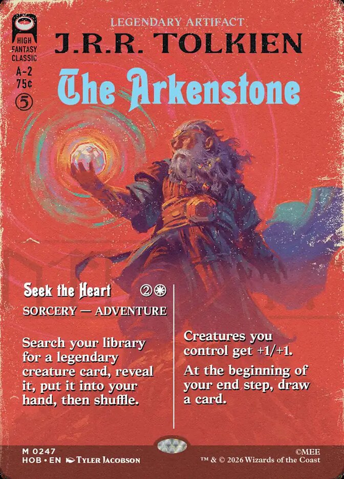The Arkenstone // Seek the Heart 247 (The Hobbit)  - Borderless Foil | Good Games North
