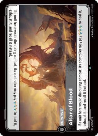 Altar of Blood 206/219 (Unleashed)  - Foil | Good Games North