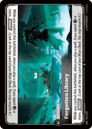 Forgotten Library 211/219 (Unleashed)  - Foil | Good Games North