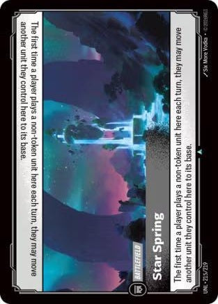 Star Spring 215/219 (Unleashed)  - Foil | Good Games North