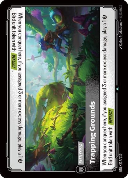 Trapping Grounds 217/219 (Unleashed)  - Foil | Good Games North