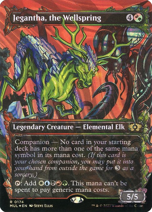 Jegantha, the Wellspring 174/65 (March of the Machine: Multiverse Legends)  - Borderless Halo Foil | Good Games North