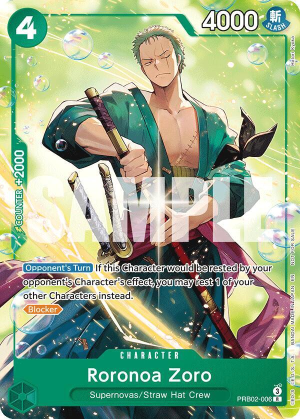 Roronoa Zoro (Welcome Pack 2026 Vol.1) PRB02-006 (One Piece Promotion Cards)  | Good Games North