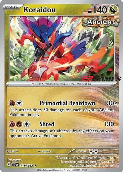 Koraidon EB Games Promo 119/162 (Miscellaneous Cards & Products)  - Holofoil | Good Games North