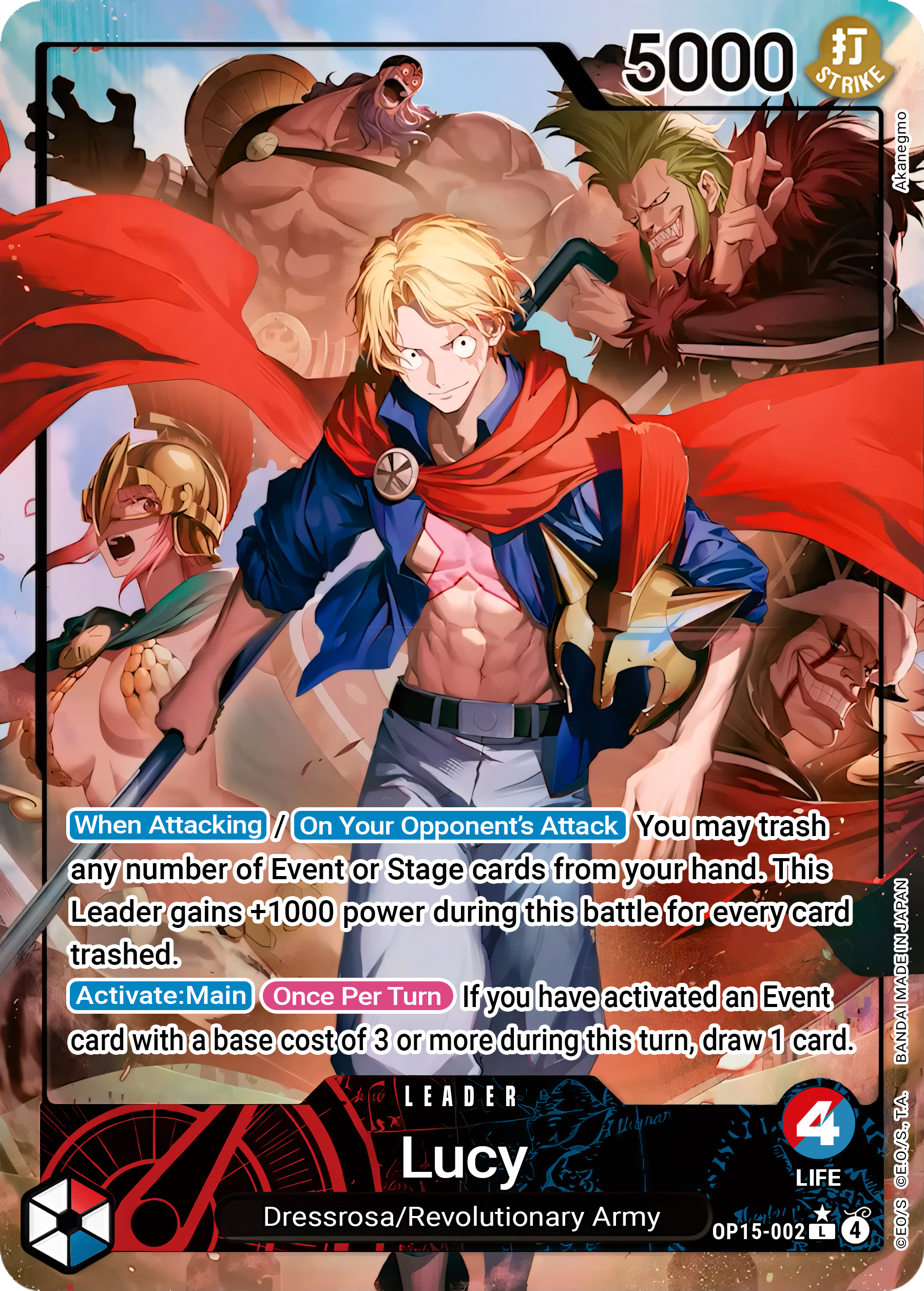 Lucy OP15-002 (Adventure on Kami's Island)  - Alternate Art Foil | Good Games North