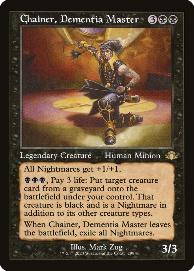 Chainer, Dementia Master 299 (Dominaria Remastered)  - Retro Foil | Good Games North