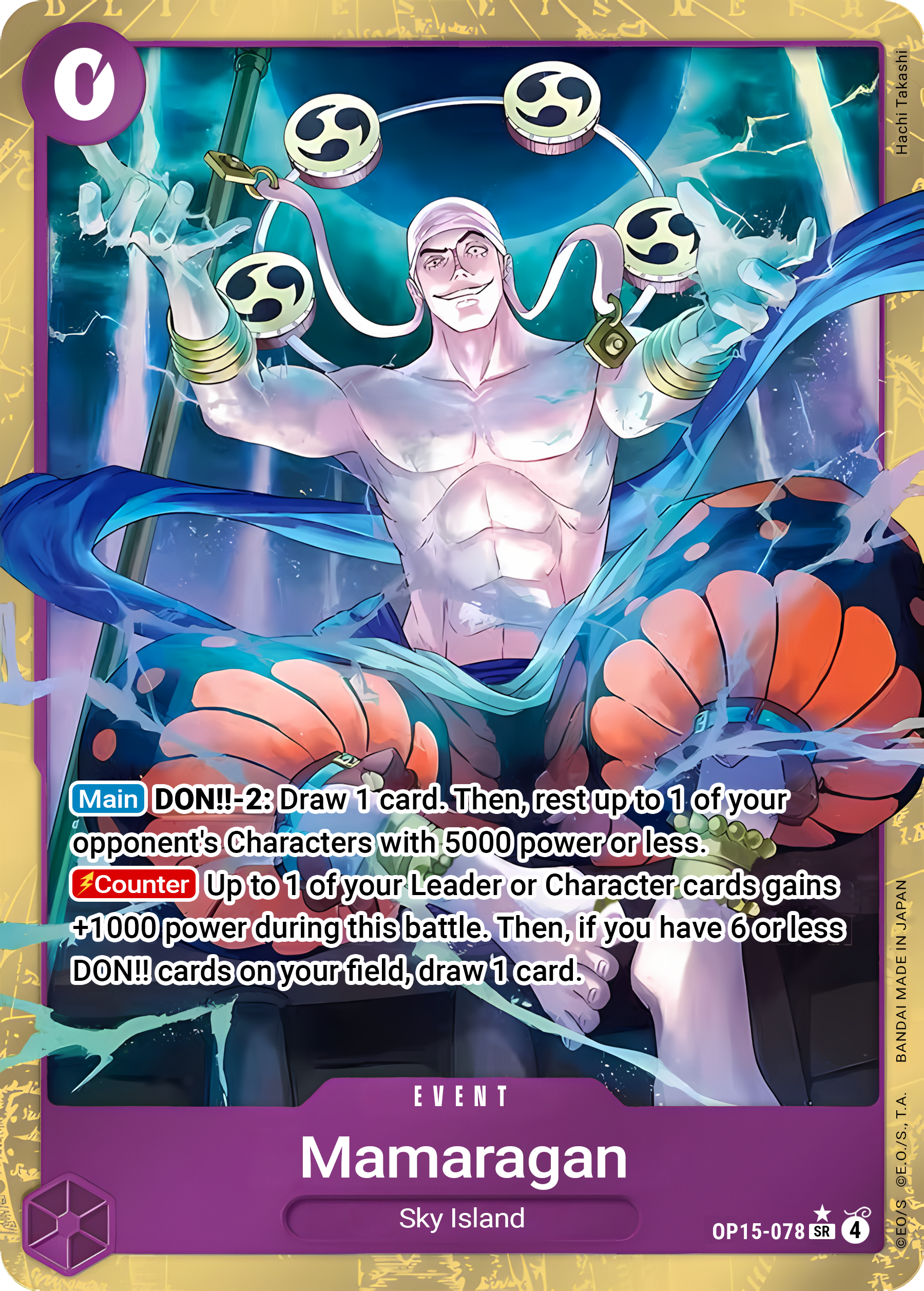 Mamaragan OP15-078 (Adventure on Kami's Island)  - Alternate Art Foil | Good Games North