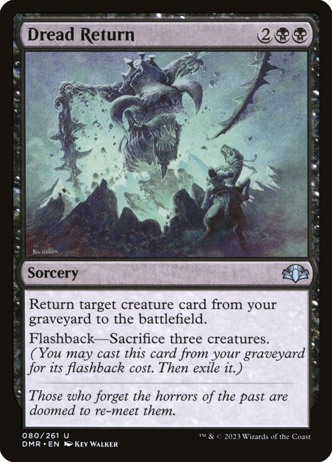 Dread Return 80/261 (Dominaria Remastered)  - Foil | Good Games North