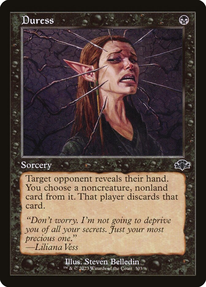 Duress 303/261 (Dominaria Remastered)  - Retro | Good Games North