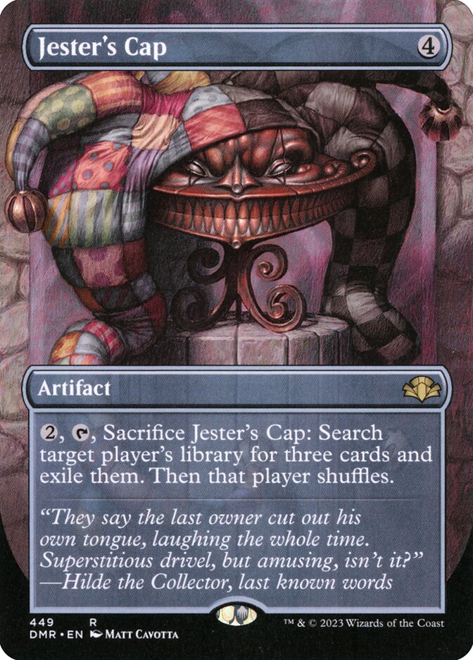 Jester's Cap 449 (Dominaria Remastered)  - Borderless Foil | Good Games North
