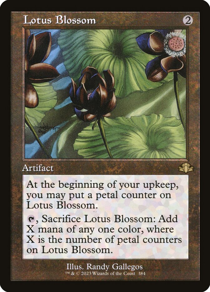 Lotus Blossom 384/261 (Dominaria Remastered)  - Retro Foil | Good Games North