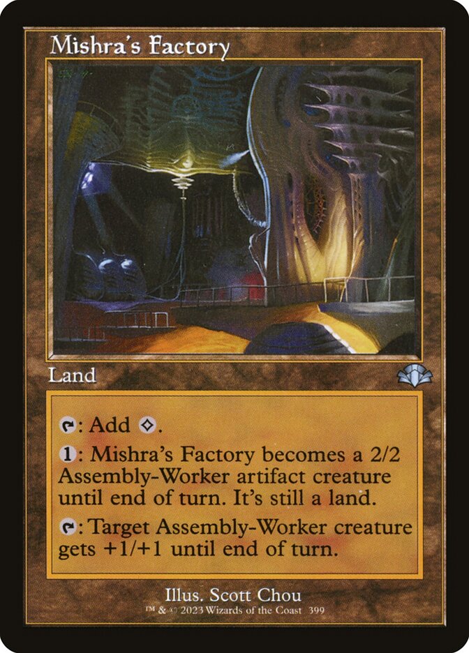 Mishra's Factory 399 (Dominaria Remastered)  - Retro Foil | Good Games North