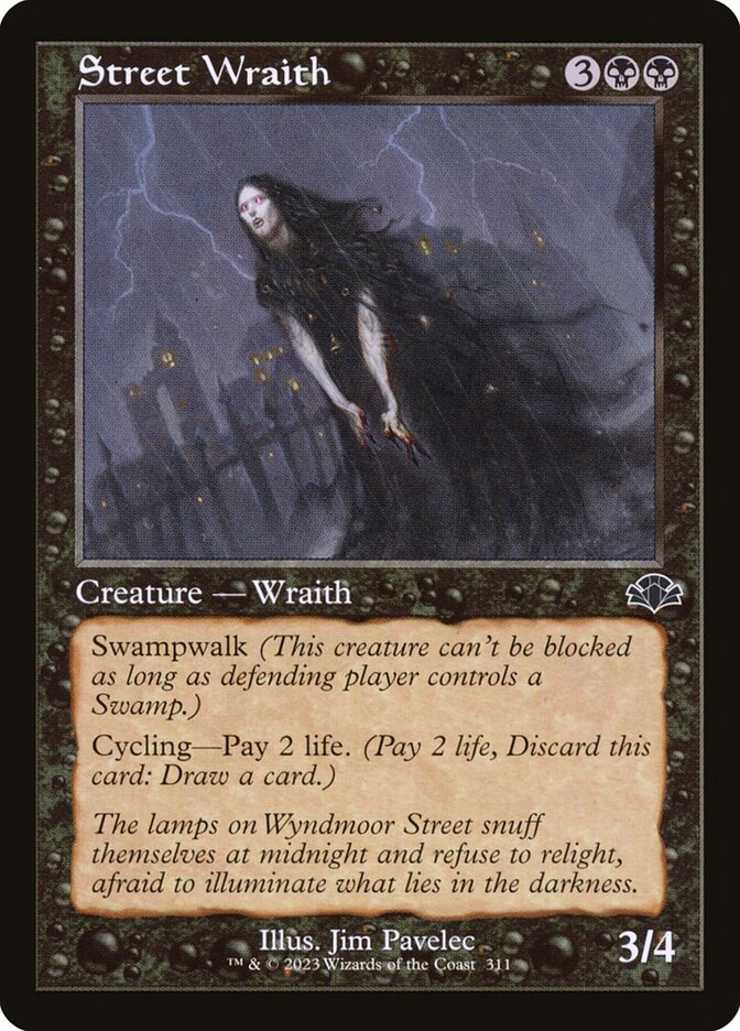 Street Wraith 311/261 (Dominaria Remastered)  - Retro Foil | Good Games North